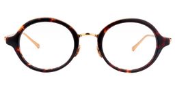 Fiona Round Tortoise Glasses0
