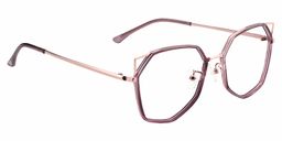 Aviva Geometric Light Purple Glasses3