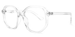 Rylee Geometric Clear Glasses1