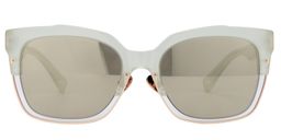 Joyce Square Green Sunglasses0