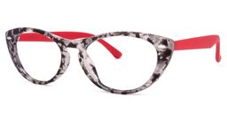 Rebecca Cateye Gray-Floral Glasses1