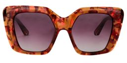 Caesar Square Brown Sunglasses0