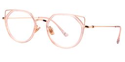 Mary Cute Cat Eye Pink Glasses3