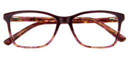 Cecilia Floral Rectangle Glasses1
