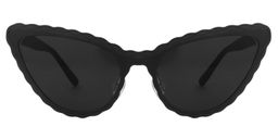 Freda Cat eye Black Sunglasses0