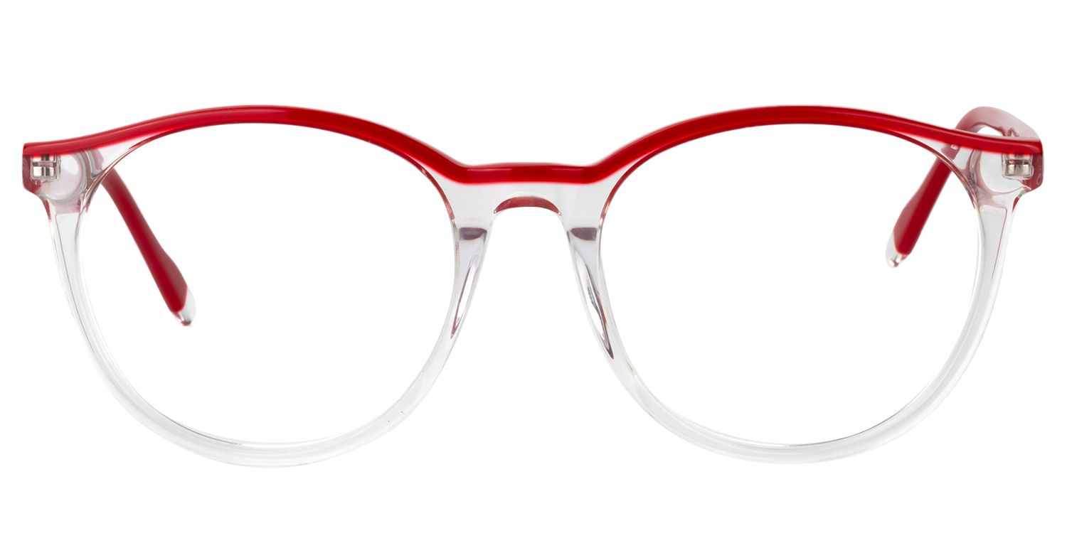Round Red Glasses | Zeelool Glasses0