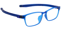 William Rectangle Blue Sports Glasses2
