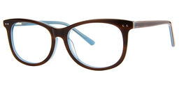 Laura Rectangle Brown Glasses3