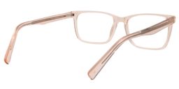 Sicily Rectangle Beige/Clear Glasses5