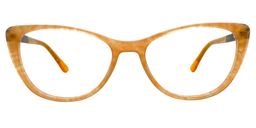 Sakura Cat eye Beige Glasses0