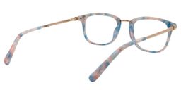 Absolon Rectangle Blue Pattern Glasses5
