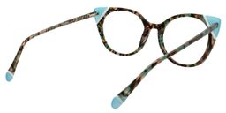 Ackerly Cat eye Green Floral Glasses5