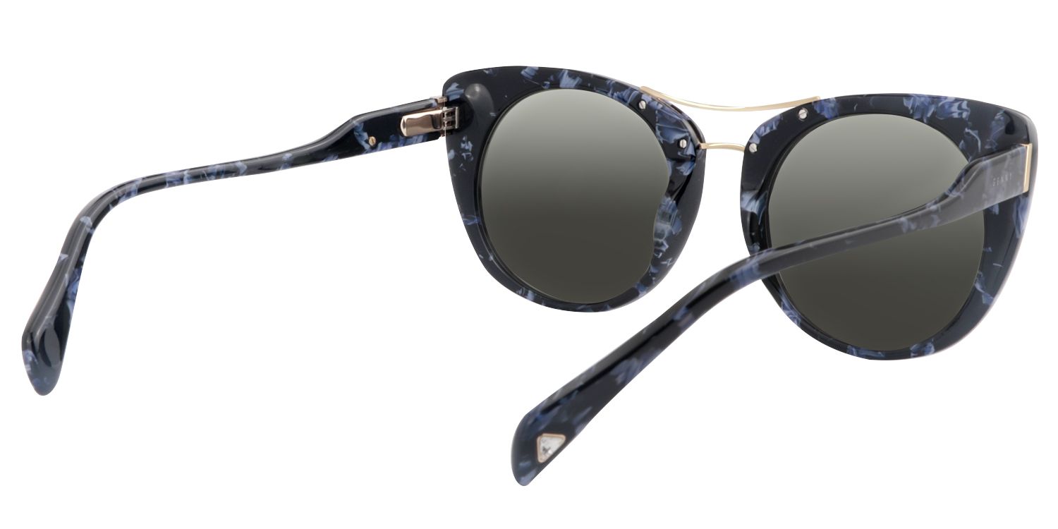  Pattern Cat-eye Black Sunglasses | Zeelool Sunglasses5