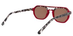 Aherne Aviator Red Sunglasses5