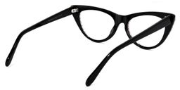 Chana Cat-Eye Black-White Glasses4