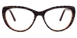 Aiken Cat eye Gray Tortoise Glasses0
