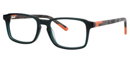 Rowan Rectangle Dark Green Glasses2