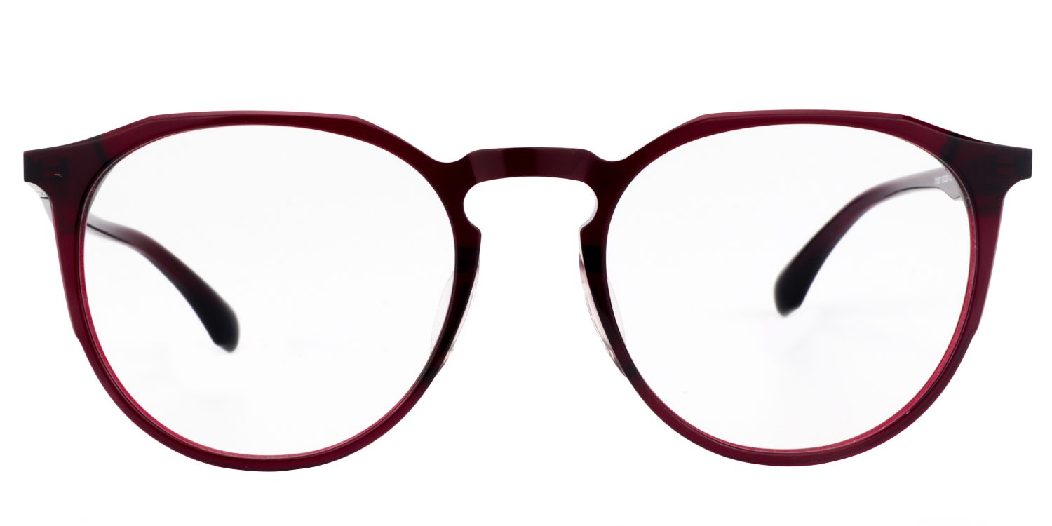 Round Red Glasses | Zeelool Glasses0