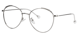 Abiola Round Silver Glasses2