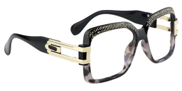 Quentin Square Gray Tortoise Glasses3