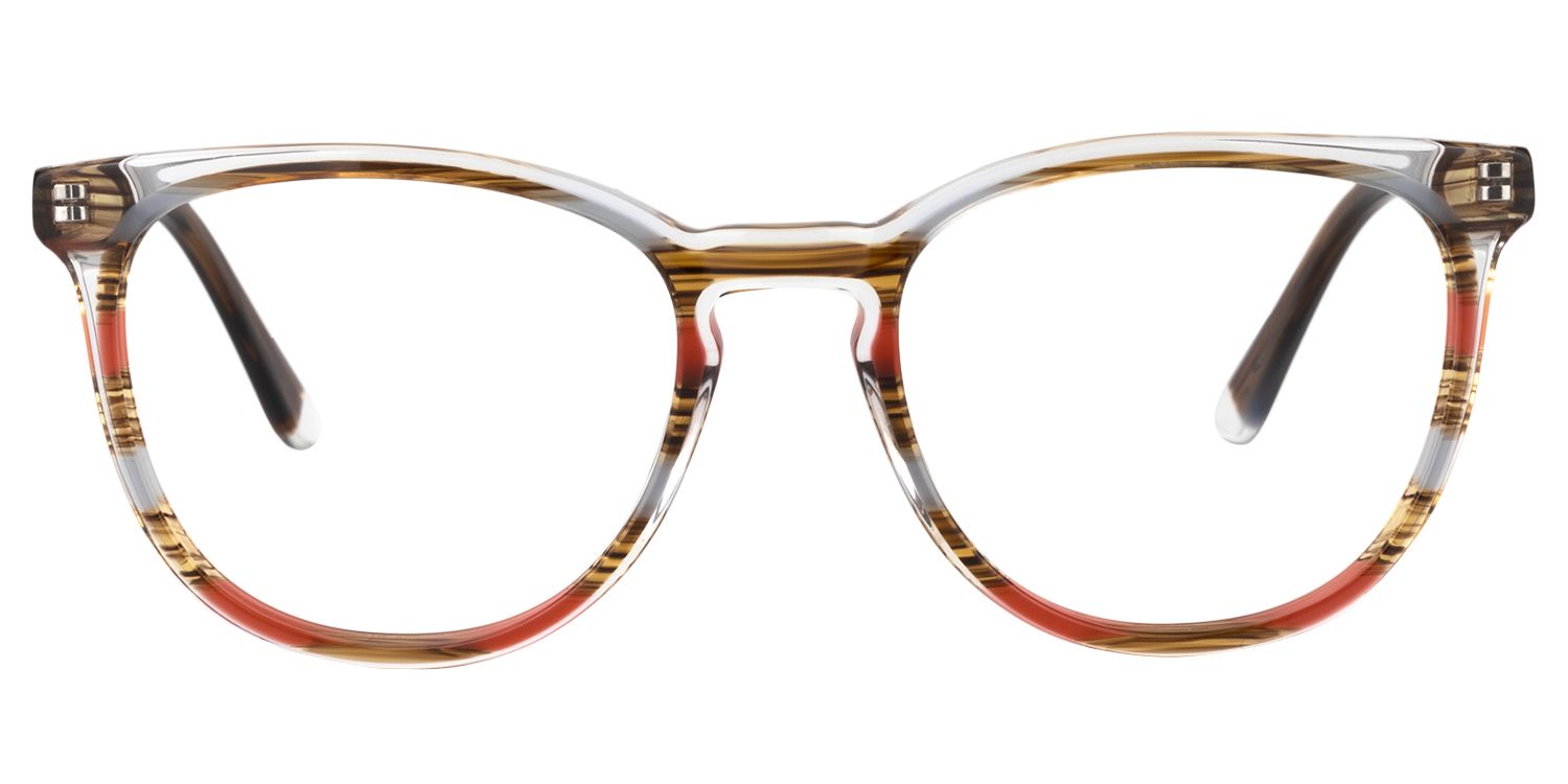 Square Red Glasses | Zeelool Glasses0