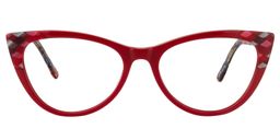 Jill Cateye Red Glasses0
