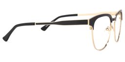 Wren Browline Black-Gold Glasses3