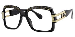 Quentin Square Black Glasses2