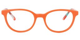 Dennise Square Orange Glasses0