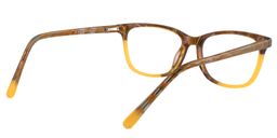 Amanda Rectangle Brown Glasses5