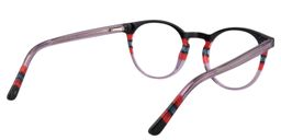 Margaret Round Light Purple Glasses5