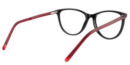 Alder Oval Black Glasses5