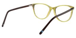 Alder Oval Dark Green Glasses5
