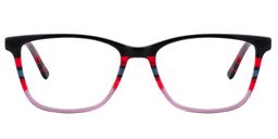 Lauren Rectangle Light-Purple Glasses0