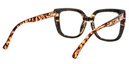 Brenda Square Dark-Green Glasses4