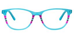 Natalie Square Light Blue Glasses0