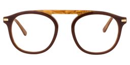 Aldric Square Brown Glasses0