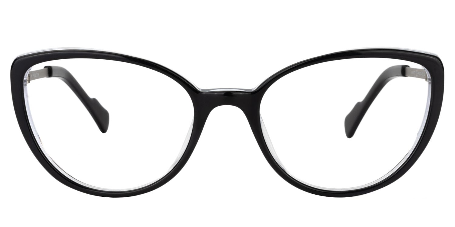 Cat eye Black Glasses | Zeelool Glasses0