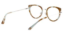 Alfonso Oval Light Blue Glasses5