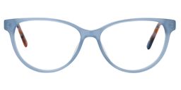 Agrippina Oval Light Blue Glasses0