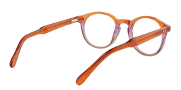 Kimberly Round Orange Glasses5
