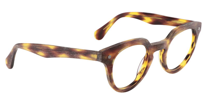 Round Burnt Umber Glasses | Zeelool Eyeglass Frames3