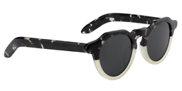 Odom Round Black-Clear Sunglasses3