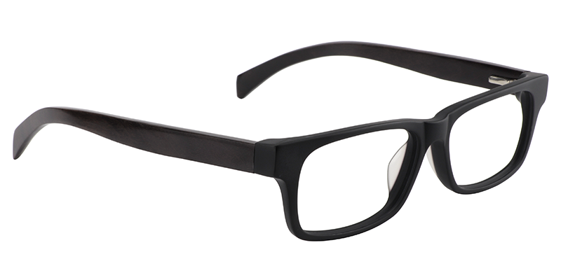 Rectangle Black Glasses | Zeelool Eyeglass Frames Online3