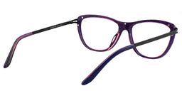 Albina Rectangle Blue Glasses5