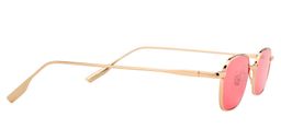 Emma Rectangle Gold Sunglasses3