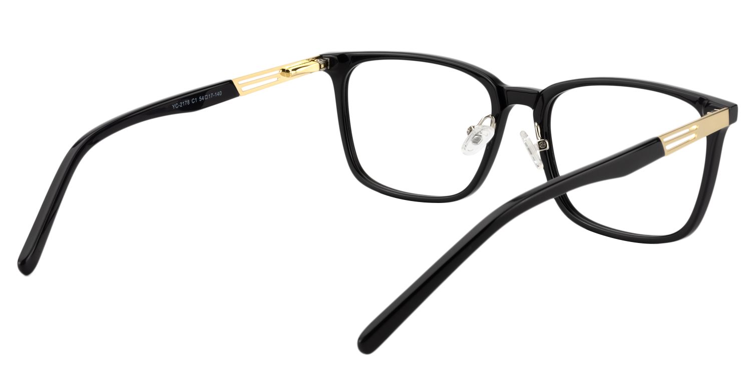 Square Black Glasses | Zeelool Glasses5