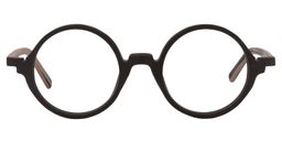 Aloysius Round Brown Glasses0