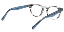 Alleyne Round Brown Blue Glasses5