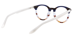 Sallie Round Dark Blue Glasses5